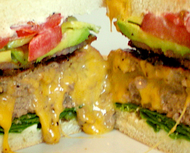 Outside In Southwest Turkey Cheddar Burger