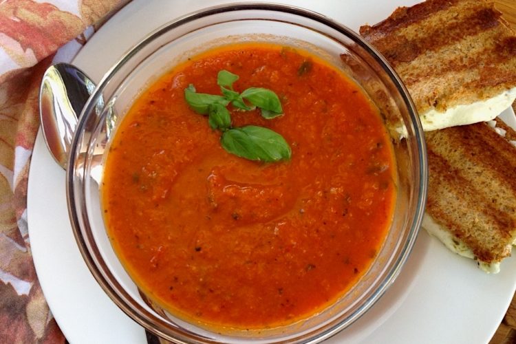 Roasted Red Pepper Tomato Soup