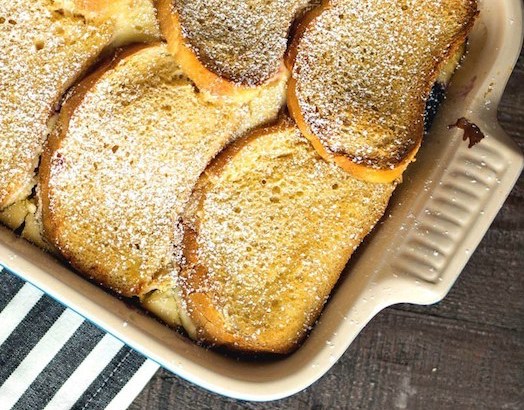 Easy Overnight French Toast Casserole (for 2, 4, or 6!)