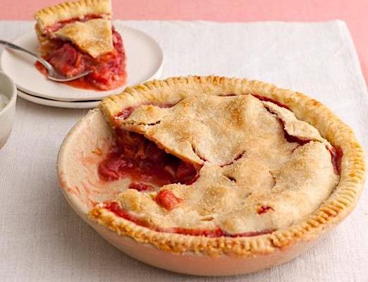 Guilt-Free Strawberry Rhubarb Pie