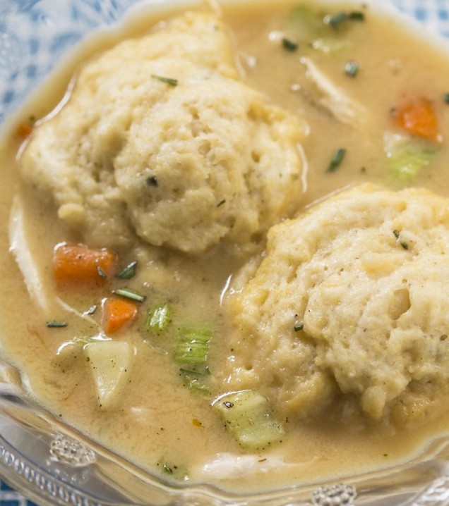 Healthy Weeknight Chicken and Dumplings