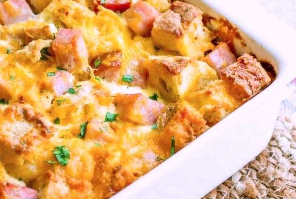 Easy Egg “McMuffin” Strata