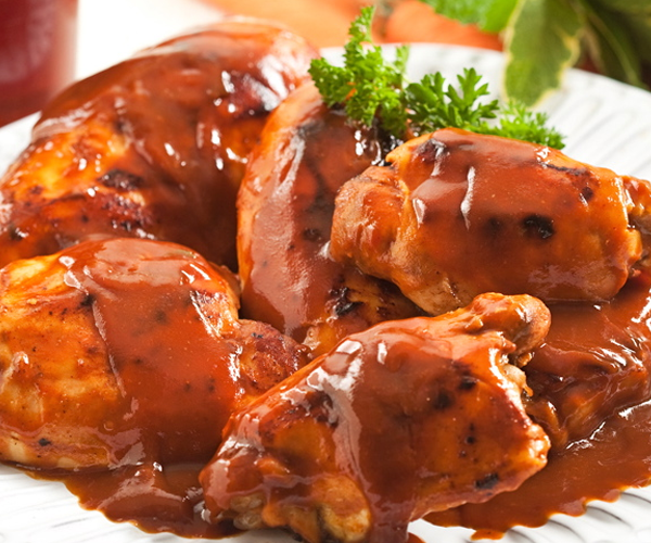 Root Beer Barbequed Chicken (Oven or Slow Cooker)