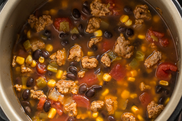 Easy Turkey Taco Soup