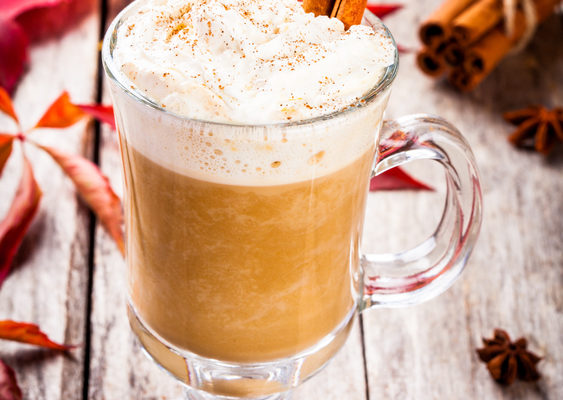 Skinny Pumpkin Latte - With Whip!