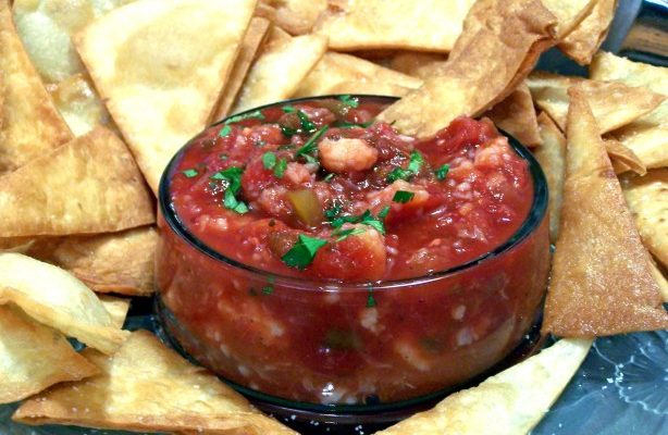 5-Minute Shrimp Salsa Dip