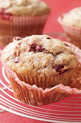 Easy Reduced Sugar Strawberry Muffins